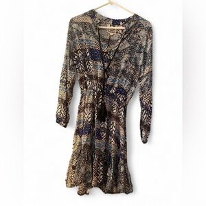 Jaase Boho Tassel Dress NWT